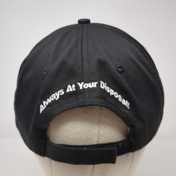Western Waste Services Strapback Baseball Cap Black L Embroidered Richardson - Picture 7 of 11